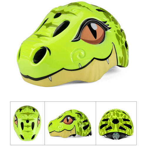 Παιδικό κράνος ποδηλάτου με σχέδιο 3D Dino, εξαιρετικά ελαφρύ κράνος για παιδιά 1