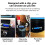 Car Dashboard Clock with Digital Thermometer, Blue Backlight, Air Vent Mount, Accurate Time Display 4