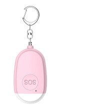 Persoonlijke veiligheidsalarm, noodalarm met LED-flitslicht voor vrouwen, kinderen en ouderen (3 stuks)