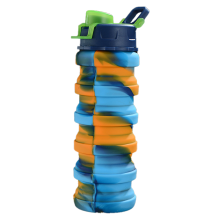 Convenient For Sports Water Bottles, Stylish And Comfortable Silicone Collapsible Leakproof Design, Safe Material Eco-Friendly Reusable Explosion-Proo
