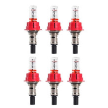 6 Pcs Underfloor Heating Manifold Flow Meter