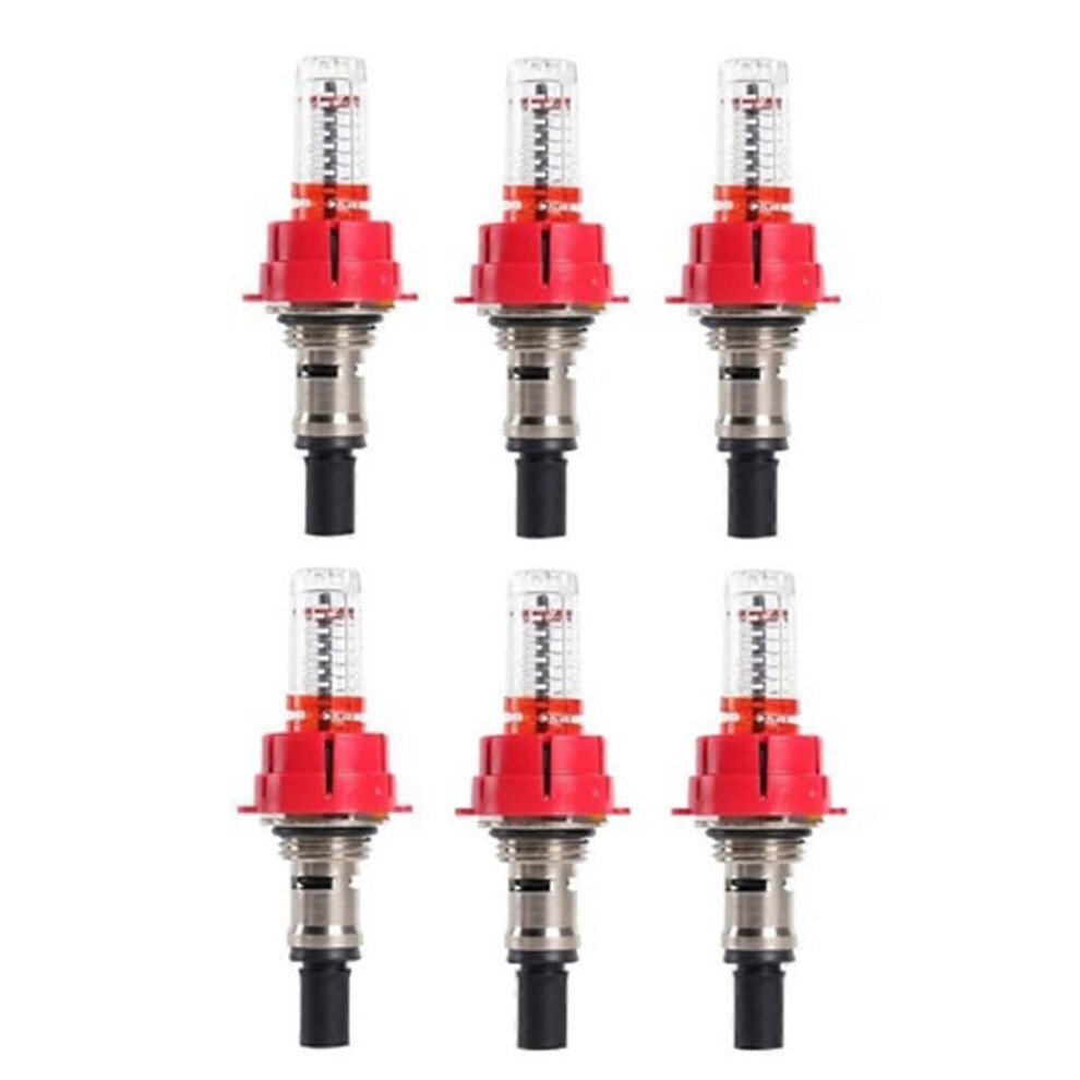6 Pcs Underfloor Heating Manifold Flow Meter 6935161344691