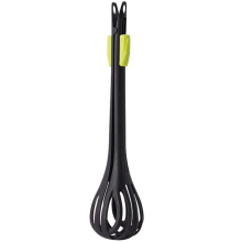 Utensílio de cozinha multifuncional, revestimento protetor de silicone, design de mistura com oito linhas, cabeça com clipe dentado reforçado,