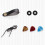 Blaugraues, besticktes Gitarrengurt-Set, 7