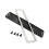 Stainless Steel License Plate Frame Rustproof Waterproof Universal Fit Glossy Design Silver 1