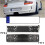Stainless Steel License Plate Frame Rustproof Waterproof Universal Fit Glossy Design Silver 3