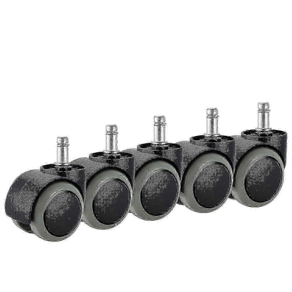 5-Pack Heavy Duty Office Chair Caster Wheels, 10Mm X 22Mm, Fits Ikea Chairs 6935161357301