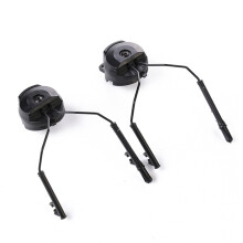 Adaptador para fone de ouvido de capacete tático, acessórios táticos com design giratório para redução de ruído e comunicação.
