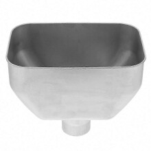 Rain Gutter Downspout Diverter for Roof Drainage System, Silver 24.4x17.8x16cm Water Drainage 1pc