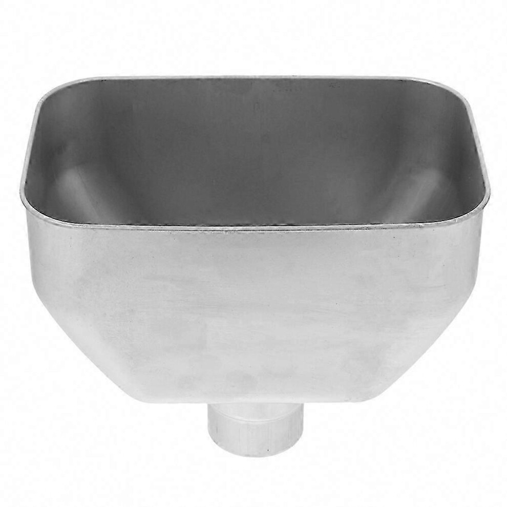 Rain Gutter Downspout Diverter For Roof Drainage System, Silver 24.4X17.8x16cm Water Drainage 1Pc 6935161355192