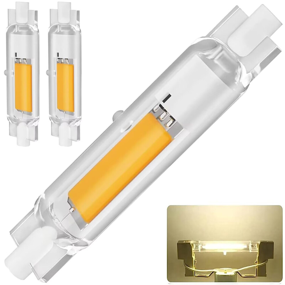 R7s Led 78Mm Dimmable, 20W Replacement For 200W Halogen, 4000K 2000Lm, Pack Of 2 9119770156556
