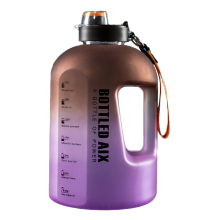 Wasserflasche mit Zeitmarkierung, großes Fassungsvermögen für optimale Flüssigkeitszufuhr, auslaufsicher und wiederverwendbar, ideal für