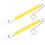 2Pcs Slide Whistle Toy Metall Schiebeflöte 6