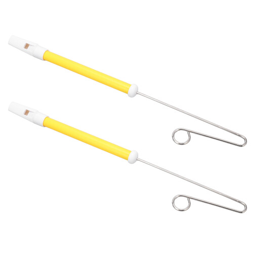 2Pcs Slide Whistle Toy Metall Schiebeflöte 2