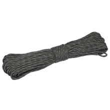 Paracordtouw voor buiten- en knutselgebruik, reflecterende scheerlijn, hoogwaardig paracord met 9-strengs kern, massief gevlochten nylon kampeertouw