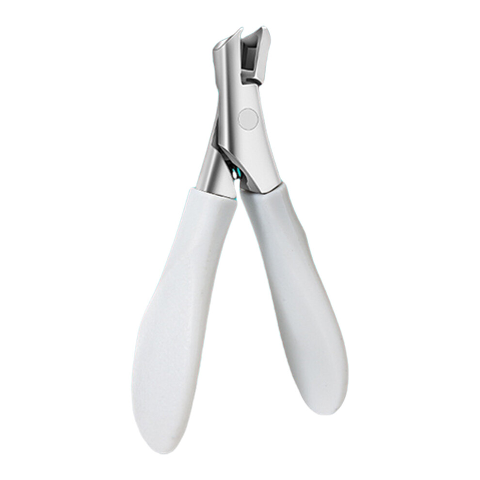 Long Handle Toenail Clippers Angled Head Toe Nail-White