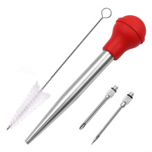 Injector Marinade Tool Stainless Steel Model A For Deep Flavor Infusion In Meats
