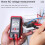 Digital Multimeter Voltage Tester 2000Count Portable DC/AC Voltage Tester Contactless Battery Tester Continuity 3