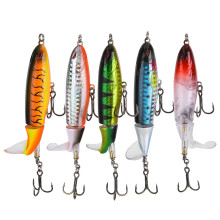 Señuelos de pesca premium con diseño único de doble pala, excelente cuerpo de señuelo para aventuras en agua dulce o salada, mejora tu