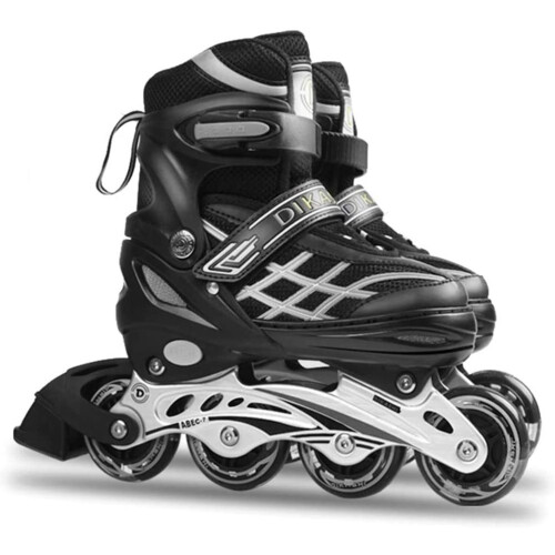 Πατίνια Inline από κράμα αλουμινίου για unisex νέους, φωτεινοί τροχοί που προσθέτουν 1