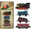 Pull Back Simulation Steam Train Model Toy Kit Simulation Retro Steam Toy Kit Pull Back with 4 Different Types Mini Train Model Steam Model Toy (A) 3