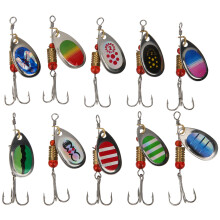 Angelköder aus Hartmetall, Inline-Spinnerbaits, Set mit scharfen Haken, vielseitig einsetzbar, schweres Gewicht, attraktives Design, hochwertige