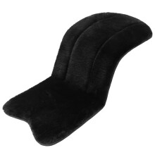 Pram Liner 30X15 Inch Breathable Soft Pushchair Seat Liner Thick Non Slip Adjustable Insert For Baby Stroller Black
