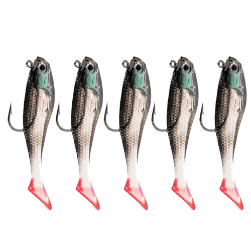 Φωτεινά χρώματα, ρεαλιστικά σχέδια Swimbaits, σχολαστικά σχεδιασμένα Swimbaits με 2