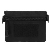 Taktische EDC-Tasche, Klettverschluss auf der Rückseite für schnelles Öffnen, strapazierfähiges Nylon für lange Haltbarkeit, Schwarz (Klein)