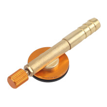 Válvula para estufa de gas para cocinar al aire libre, conector para estufas de gas con válvula de control de latón de ajuste universal para la