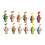 Swimbaits Creature Lure Μαλακό Δόλωμα για Ψάρεμα Αρουραίων για Λαβράκι, Κράπι, Γλυκό Νερό, 4