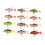 Swimbaits Creature Lure Μαλακό Δόλωμα για Ψάρεμα Αρουραίων για Λαβράκι, Κράπι, Γλυκό Νερό, 7