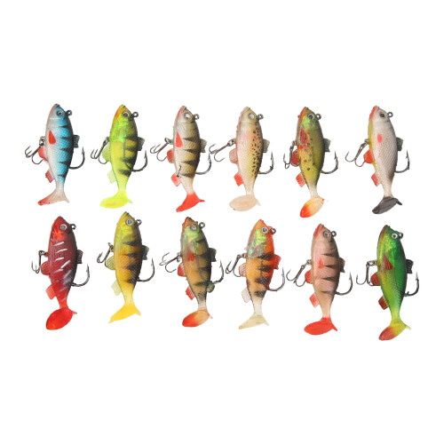 Swimbaits Creature Lure Μαλακό Δόλωμα για Ψάρεμα Αρουραίων για Λαβράκι, Κράπι, Γλυκό Νερό, 2