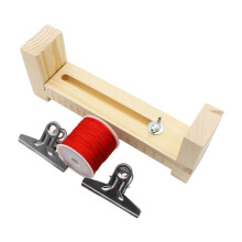 Wooden Bracelet Jig Bracelet Making Kit Adjustable Paracord Braiding Tool Bracelets String Maker Toy Set for Gift