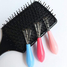 Hair Brush Comb Cleaner Mini Size With Magic Handle For Tangle Removal Shower And Salon Use Durable