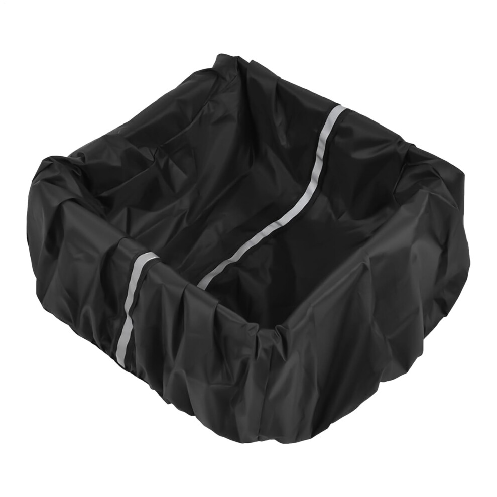Cycle Baskets Rain Cover   Performance Oxford Fabric  Waterproof Bicycle Shield  Reflective Strip Safety