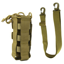 Custodia tattica regolabile con sistema Molle per borraccia, porta idratazione sportiva con resistente tessuto in nylon e vestibilità universale,