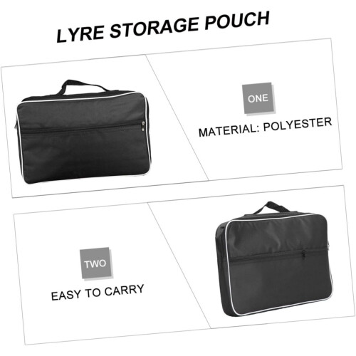 Thickened Polyester Lyre Bag With Built In Sponge Handheld Pouch For String Lyres Accessory Pocket With Protective Case 1