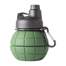 Auslaufsichere, faltbare Wasserflasche, BPA-frei und aus lebensmittelechtem Silikon, spülmaschinenfest, ideal für unterwegs und als