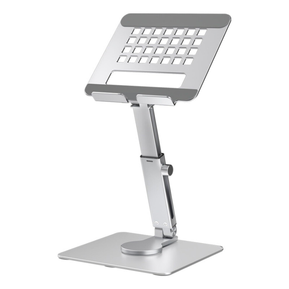 Portable Aluminum Alloy Tablets Stand Foldable Phone Holder Adjustable Heights And Tilt For Travel And Office 9119770158628