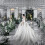 Silver reflective decorative carpet,  runner, 2 pcs 3