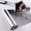 Silver reflective decorative carpet,  runner, 2 pcs 2