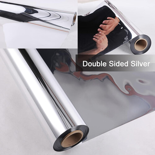 Silver reflective decorative carpet,  runner, 2 pcs 1