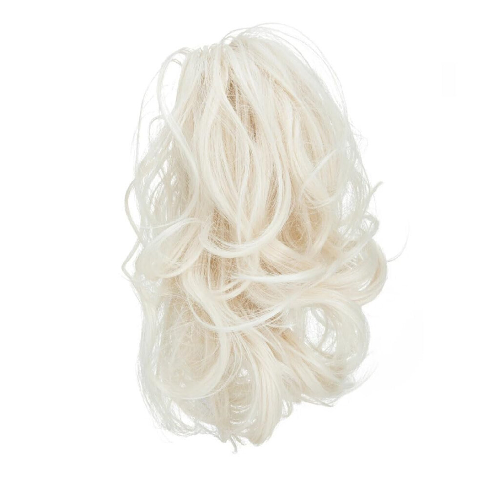 Unisex Womens Solid Color Synthetic Clipin Ponytail Extensions Hairpiece 60Cm Length