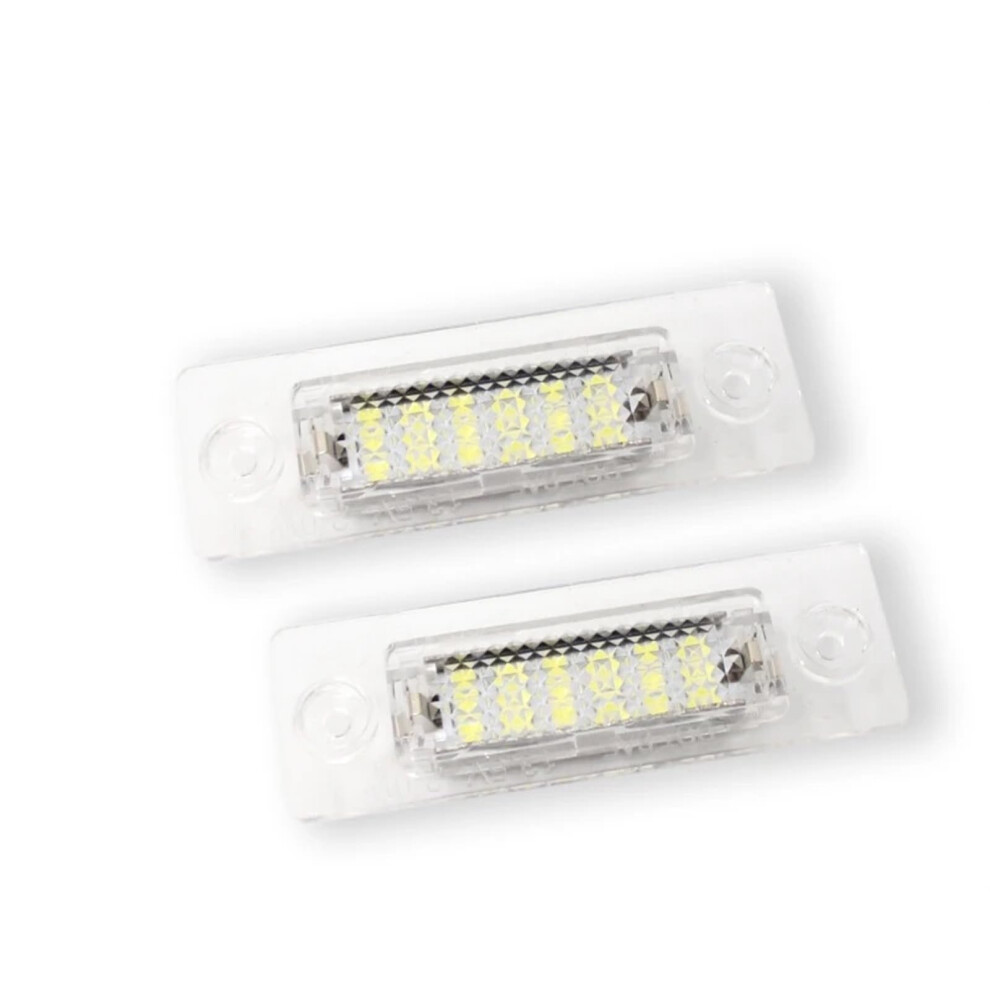 2Pc Led License Plate For Vw Golf Touran Passat Skoda Jetta Caddy T5, Waterproof, Brightness Light 9339159721711