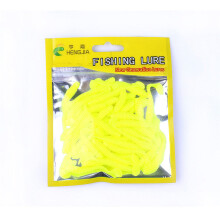 Esche da pesca morbide, plastica morbida resistente, leggera e portatile, esche da nuoto con coda a paletta, esche colorate per trote, dentici e