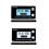 SUPNOVA DC 8-100V Battery Capacity Indicator Voltmeter Voltage Gauge,Style: Blue +Alarm + Temperature 2