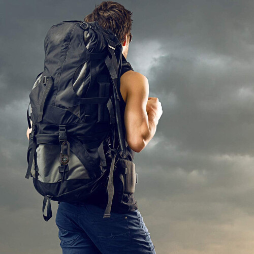 Brújula con mosquetón reutilizable e impermeable, herramienta multifuncional para escalada al aire libre con termómetro. 2