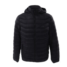 Elektrisch beheizbare Winterjacke mit Ganzkörper-Carbonfaser-Wärmesystem, Kapuzen-Isolationsmantel mit einstellbaren Heizstufen für Damen und