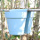 Double-Sided Hanging Rail Planter Deck Flower Pot-Gray black 6